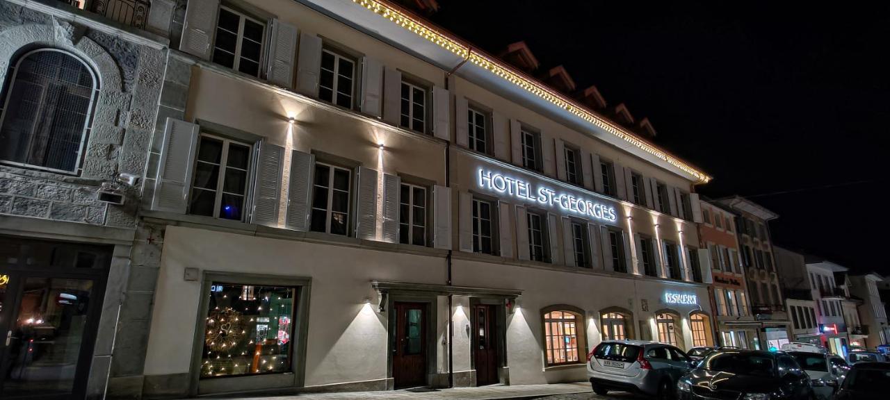 Hotel St-Georges Romont Bagian luar foto